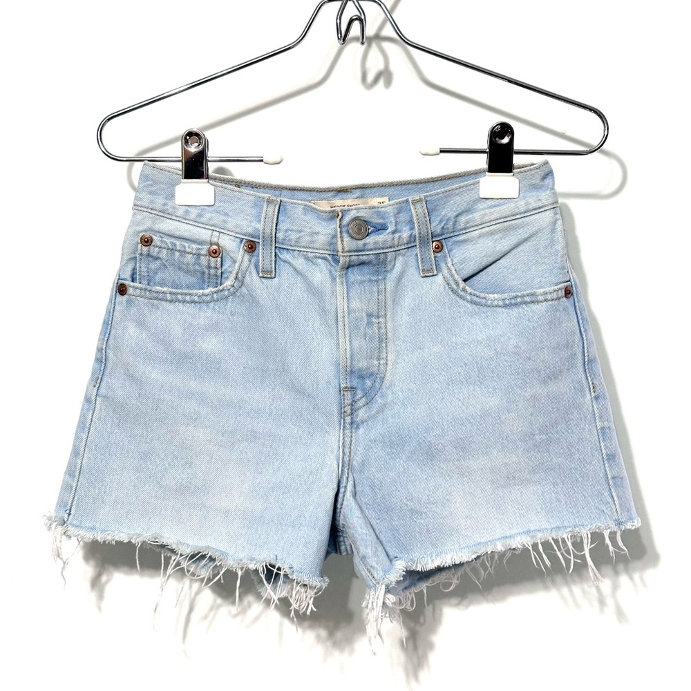 Levi's Blue High Waist Shorts